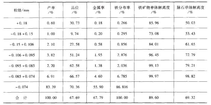 對各級別粒度進(jìn)行鏡下觀(guān)察分析