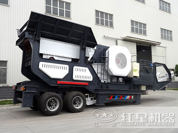 時(shí)產(chǎn)150噸-300噸汽車(chē)車(chē)載移動(dòng)碎石機