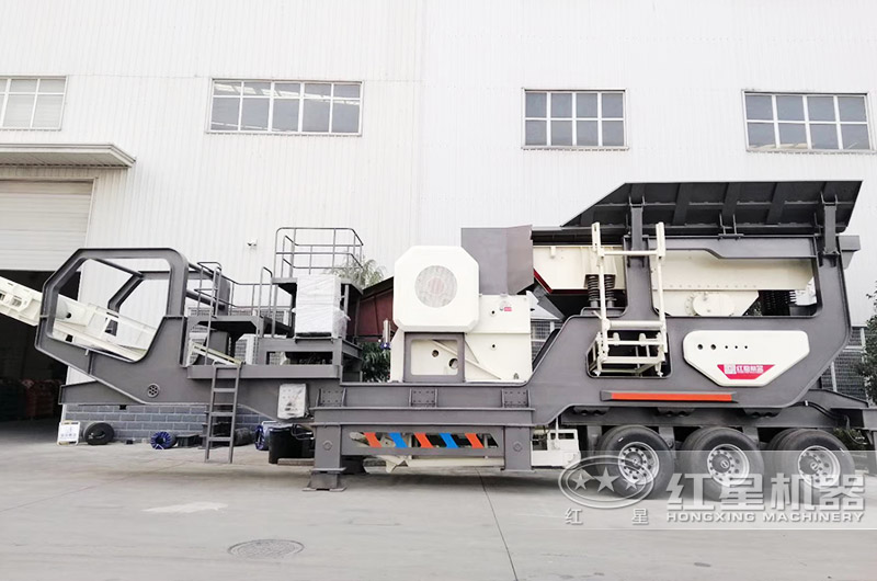 移動(dòng)車(chē)載碎石機圖片、配鄂破機