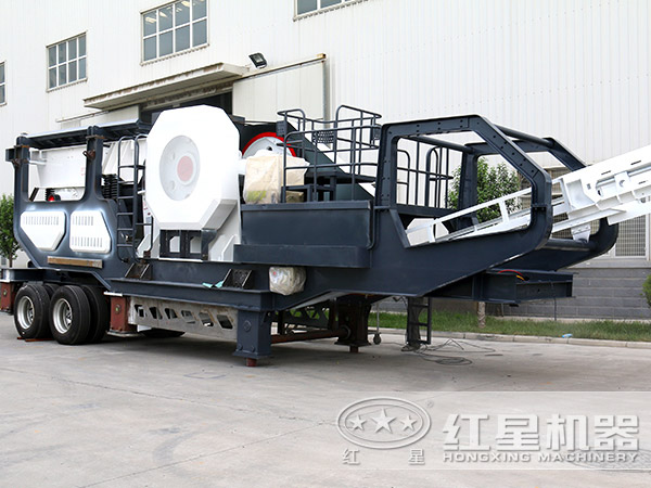 移動(dòng)碎粉機械設備 搭顎破機