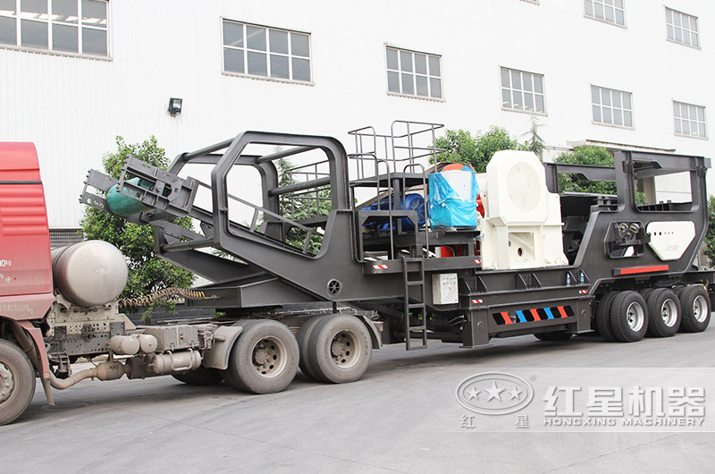 車(chē)載移動(dòng)青石磨砂機：配鄂破機