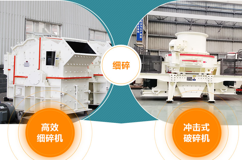 細碎：細碎機、沖擊式破碎機
