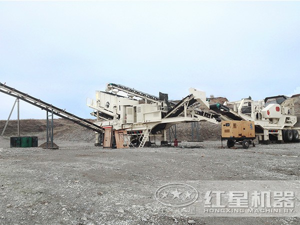 建筑垃圾移動(dòng)破碎機