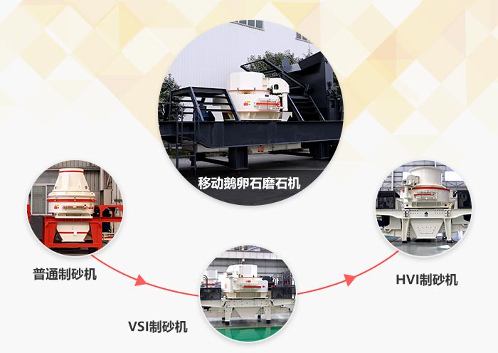 移動(dòng)鵝卵石磨石機型號