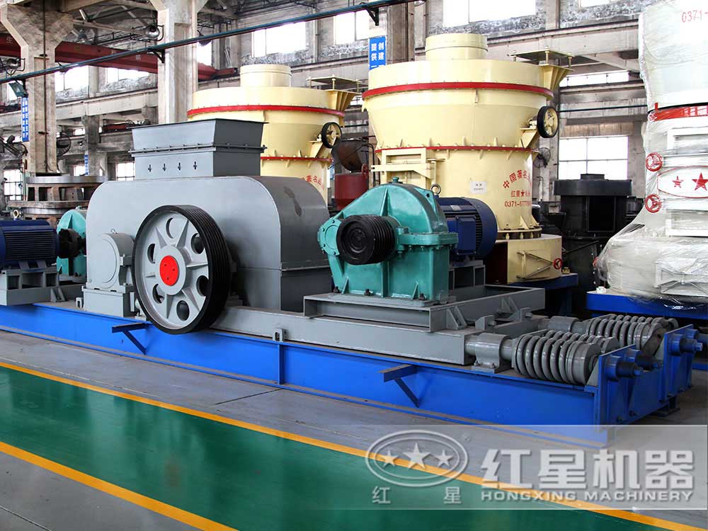 單齒輥破碎機生產(chǎn)車(chē)間圖