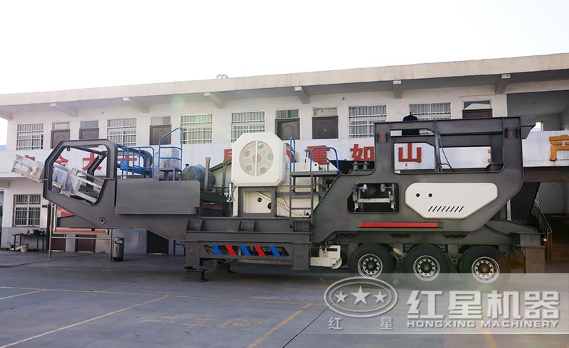 車(chē)載移動(dòng)破碎 篩分一體機