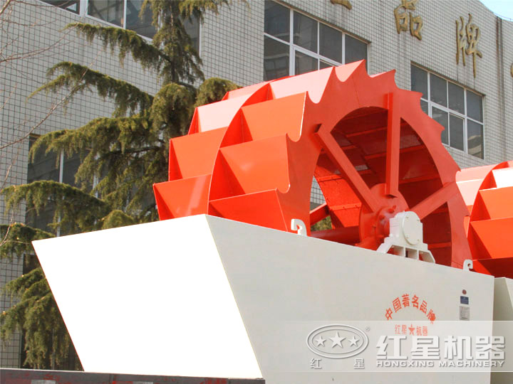 雙輪輪斗式洗砂機，產(chǎn)量50-100t/h