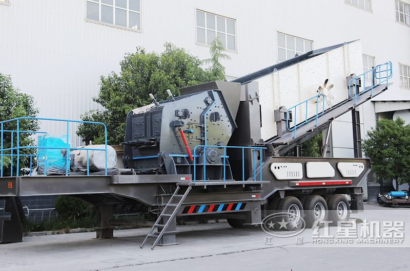 移動(dòng)建筑垃圾處理設備：車(chē)載移動(dòng)反擊破