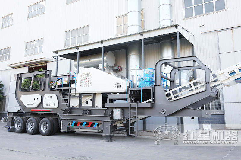 可移動(dòng)混凝土粉碎機：配顎破機