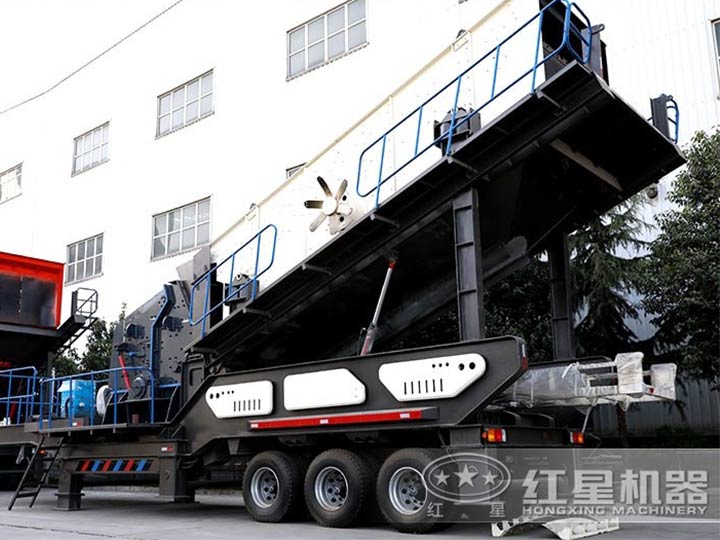 車(chē)載廢舊混凝于處理機--車(chē)載移動(dòng)反擊破，二段破碎環(huán)保