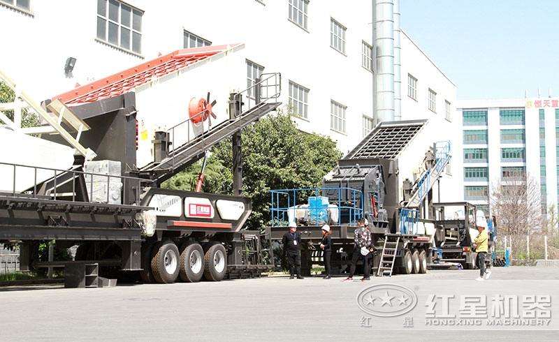 時(shí)產(chǎn)500噸車(chē)載打石機