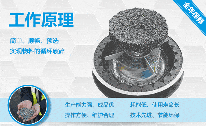 沖擊式制砂機破碎粒度均勻，粒形好看