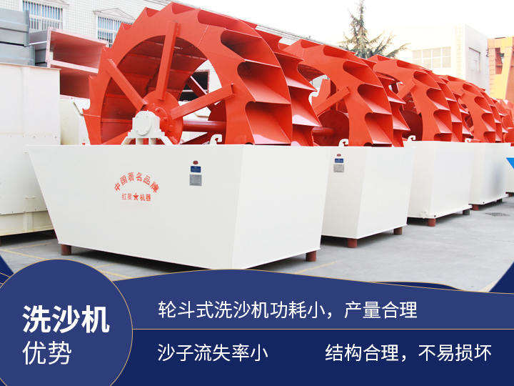 洗砂設備強力清洗去除污漬，易損件更換成本低