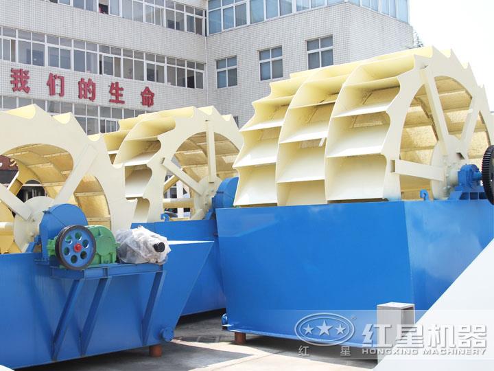 洗砂設備洗凈度高，用水量少