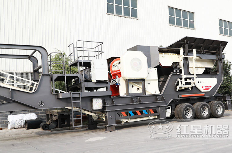 鄂破移動(dòng)破碎機破碎比大，進(jìn)料粒度≤500mm