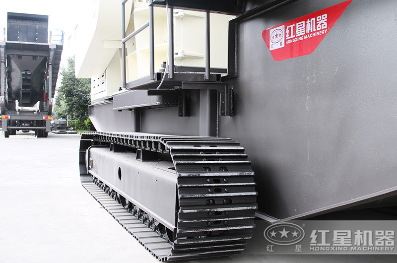 可移動(dòng)建筑工地垃圾粉碎機，履帶液壓驅動(dòng)