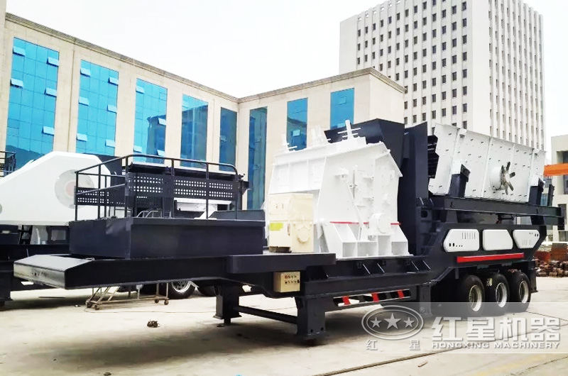 反擊破移動(dòng)破碎機具有整形效果，粒形好看