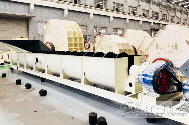螺旋式洗砂機機身長(cháng)8-11米，可與機載車(chē)身銜接合理
