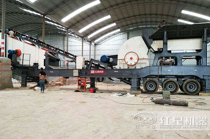 陜西室內移動(dòng)錘式打砂機現場(chǎng)