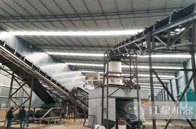 山東泰安單缸液壓圓錐破碎機鵝卵石破碎現場(chǎng)