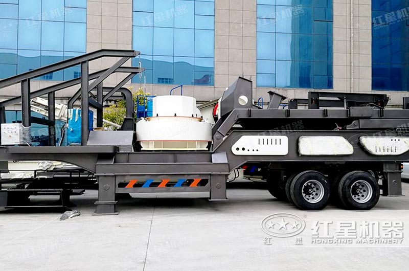 石子沙子混合制砂機——移動(dòng)式制砂機