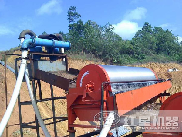 赤鐵礦磁選機作業(yè)現場(chǎng)圖片
