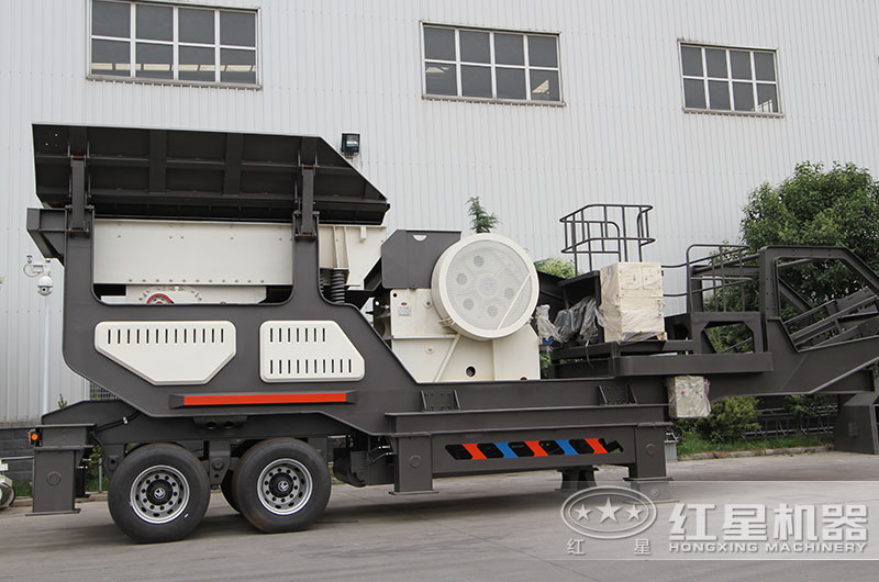 移動(dòng)小型石料粉碎機