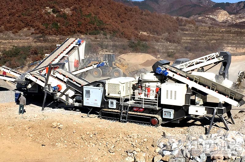 車(chē)載流動(dòng)石頭粉碎機