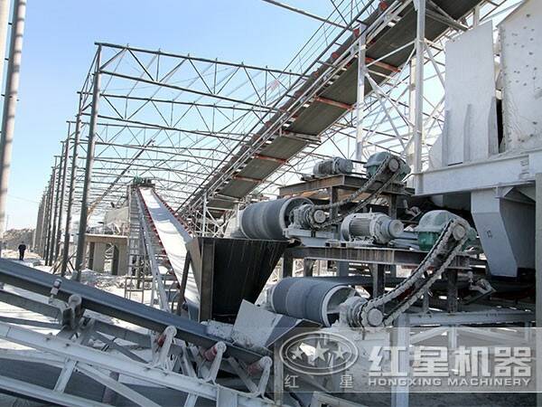 江西南昌碎石機加工現場(chǎng)