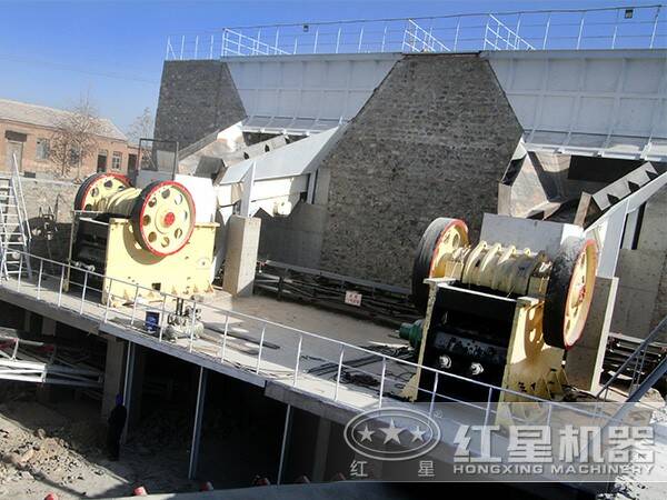 河南駐馬店玄武巖破碎現場(chǎng)