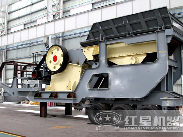 150tph可移動(dòng)鄂破機