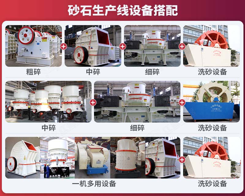 砂石生產(chǎn)線(xiàn)設備搭配